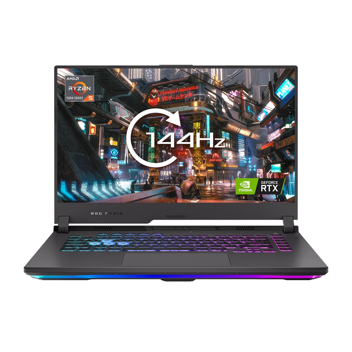 ASUS ROG ASUS ROG Strix G15 G51 NVIDIA® GeForce RTX™ 3050 Laptop GPU AMD Ryzen™  G513QC-HN014T image gallery 1