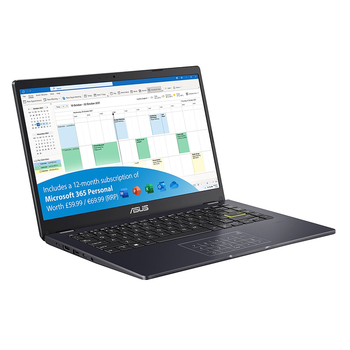 ASUS Vivobook Go 14 E410KA-EB996WS 90NB0UA1-M01FE0 image gallery 3