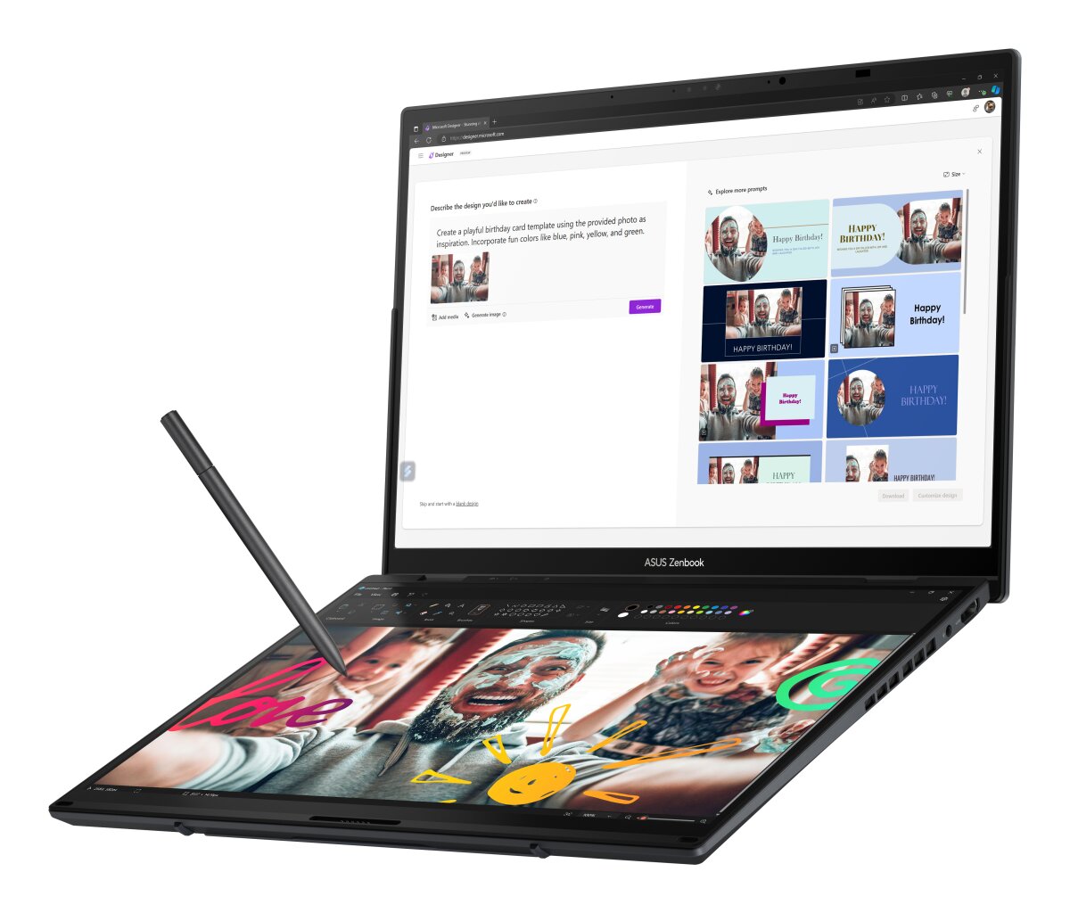 ASUS Zenbook Duo UX8406CA-PZ073W 90NB14X1-M007Y0 image gallery 5