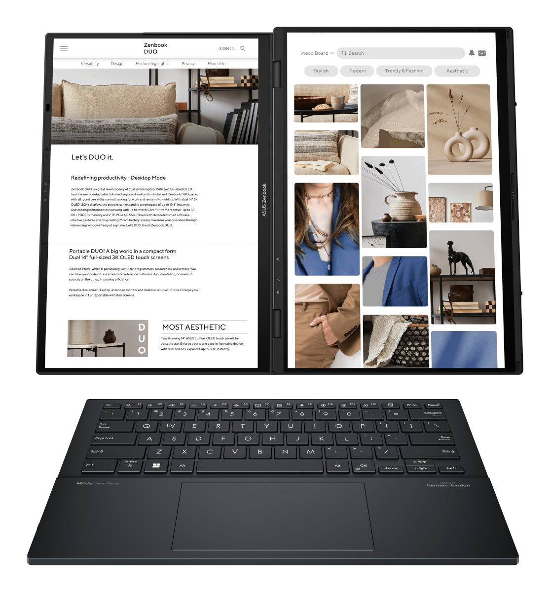 ASUS Zenbook Duo UX8406CA-PZ073W 90NB14X1-M007Y0 image gallery 1