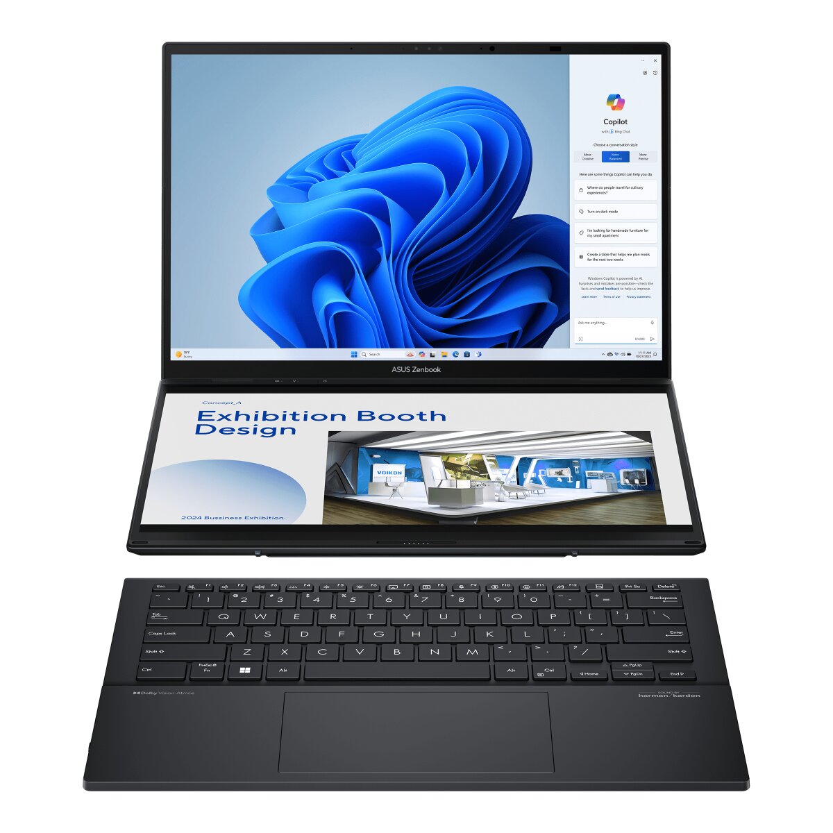ASUS Zenbook Duo UX8406MA-PZ255W 90NB12U1-M00CH0 image gallery 4