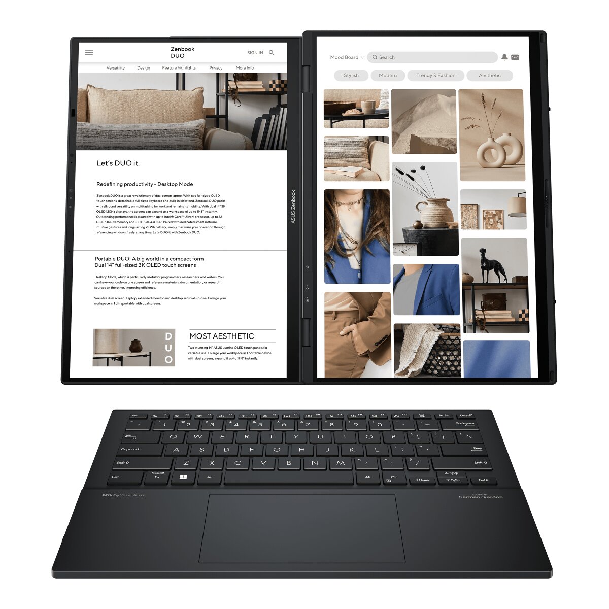 ASUS Zenbook Duo UX8406MA-PZ255W 90NB12U1-M00CH0 image gallery 1