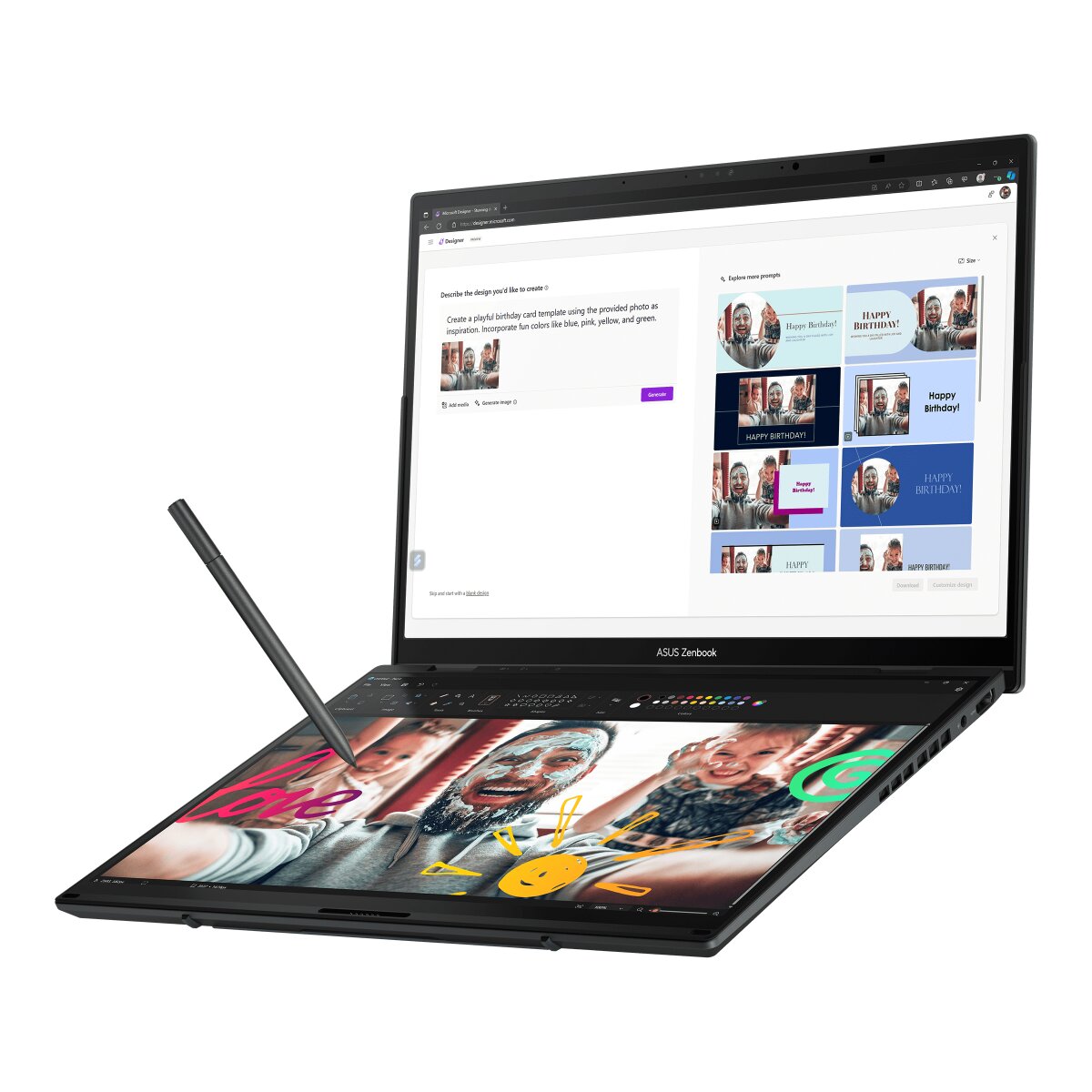 ASUS Zenbook Duo UX8406MA-PZ255W 90NB12U1-M00CH0 image gallery 8