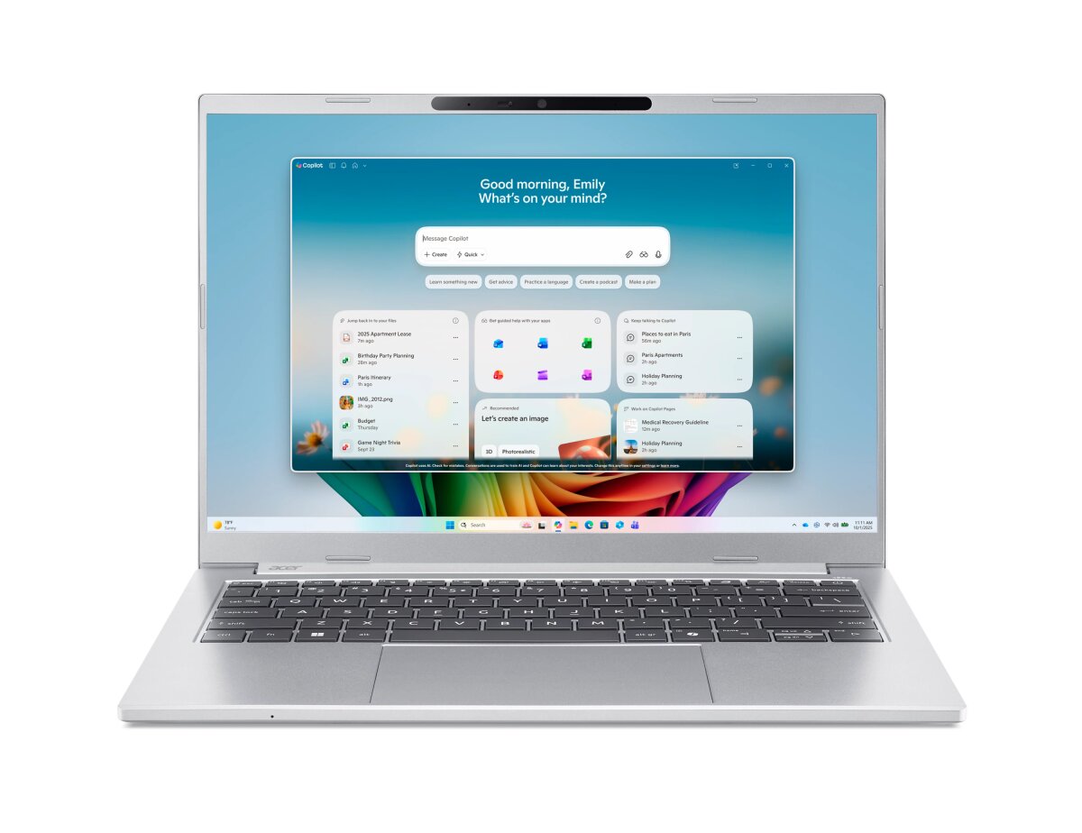 Acer Aspire 14 AI A14-I71M-50YF NX.JVTEB.004 image gallery 1