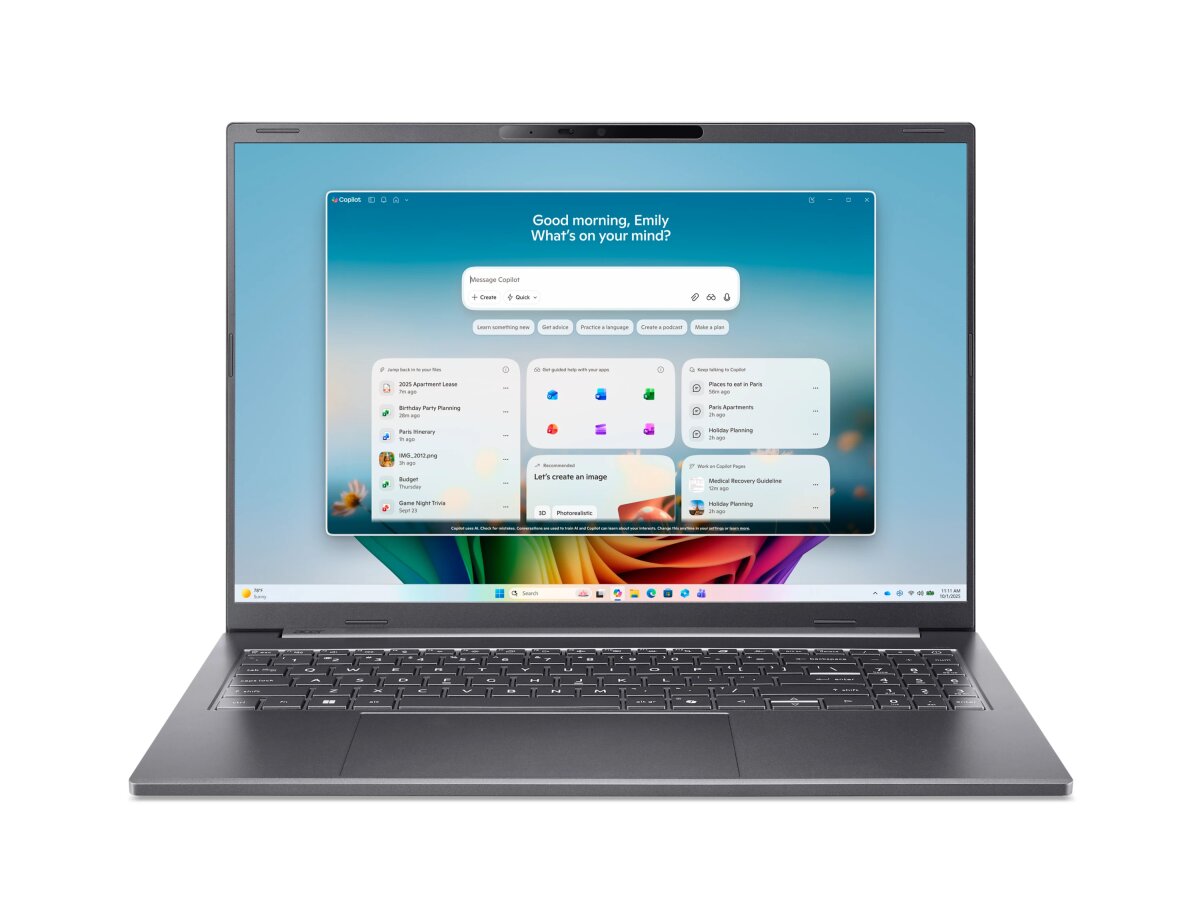 Acer Aspire 16 AI A16-I71M-96Q0 NX.JY4EG.00X image gallery 3