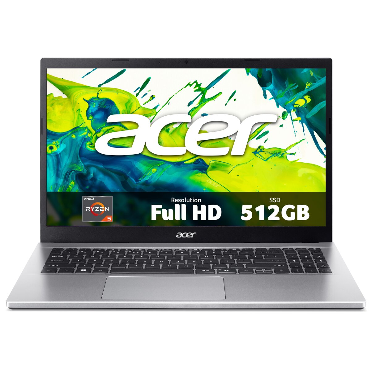Acer Aspire Acer Go 15 – 15.6 Full HD, Ryzen 5 5625U, 16GB DDR4, 512GB NVMe, S NX.J7WEK.00M image gallery 5