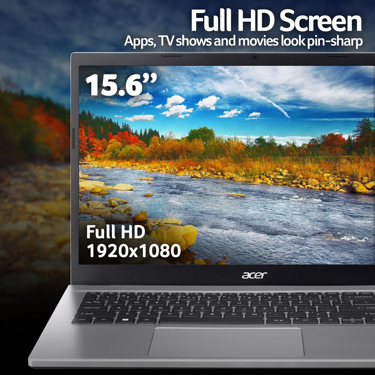 Acer Aspire Acer Go 15 – 15.6 Full HD, Ryzen 5 5625U, 16GB DDR4, 512GB NVMe, S NX.J7WEK.00M image gallery 1