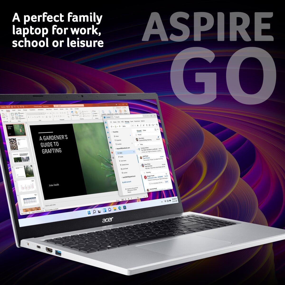 Acer Aspire Acer Go 15 laptop (AG15-31P) - Intel Core i3, 8GB, 512GB SSD, 15.6 F NX.KRPEK.00N image gallery 3