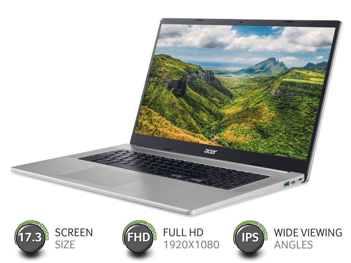 Acer Chromebook 317 (Intel Pentium N6000, 4GB, 128GB eMMC, 17.3 inch Full HD Dis NX.AQ2EK.002 image gallery 12