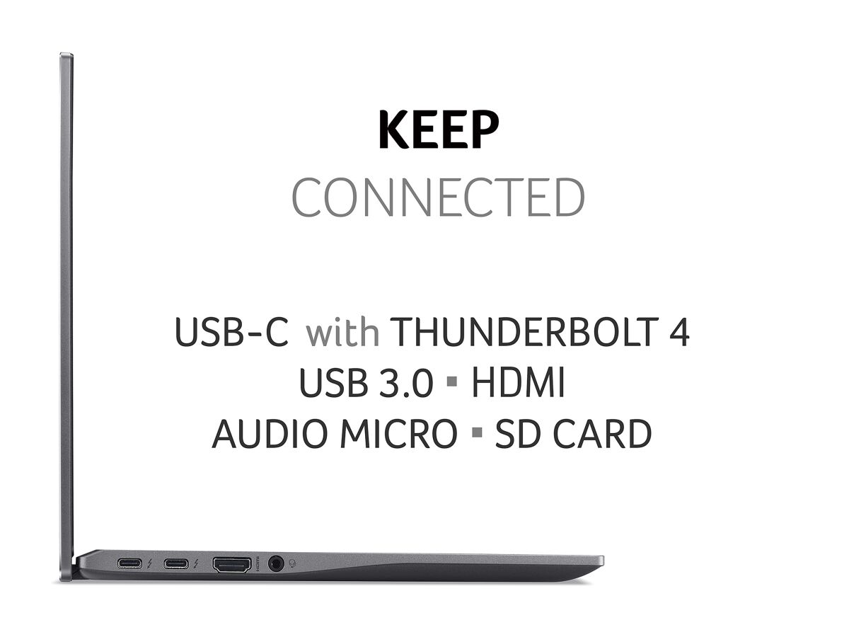 Acer Chromebook Acer Chromebook 514 CB514-1W - (Intel Core i3-1115G4, 8GB, 128GB NX.AWDEK.003 image gallery 9