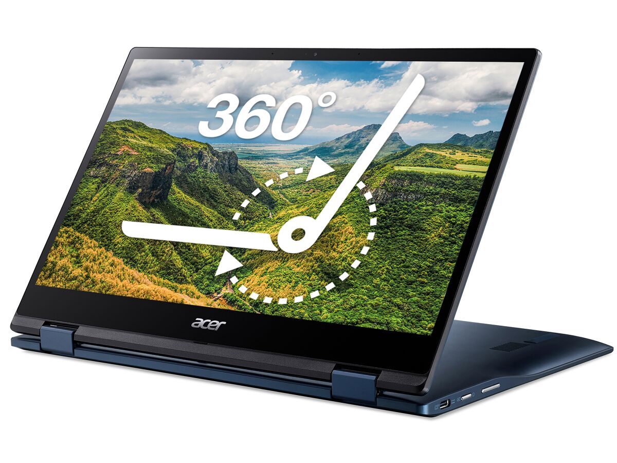 Acer Chromebook Acer Chromebook Spin 513 CP513-1H - (Qualcomm SC7180, 4GB, 64GB  NX.AA1EK.001 image gallery 2