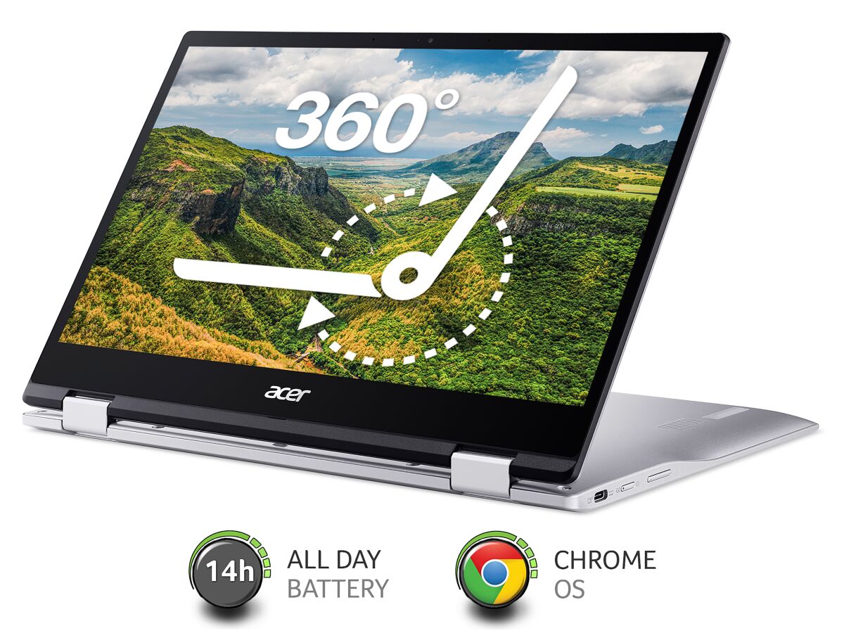 Acer Chromebook Acer Chromebook Spin 513 CP513-1H - (Qualcomm SC7180, 4GB, 64GB  NX.AS4EK.001 image gallery 2