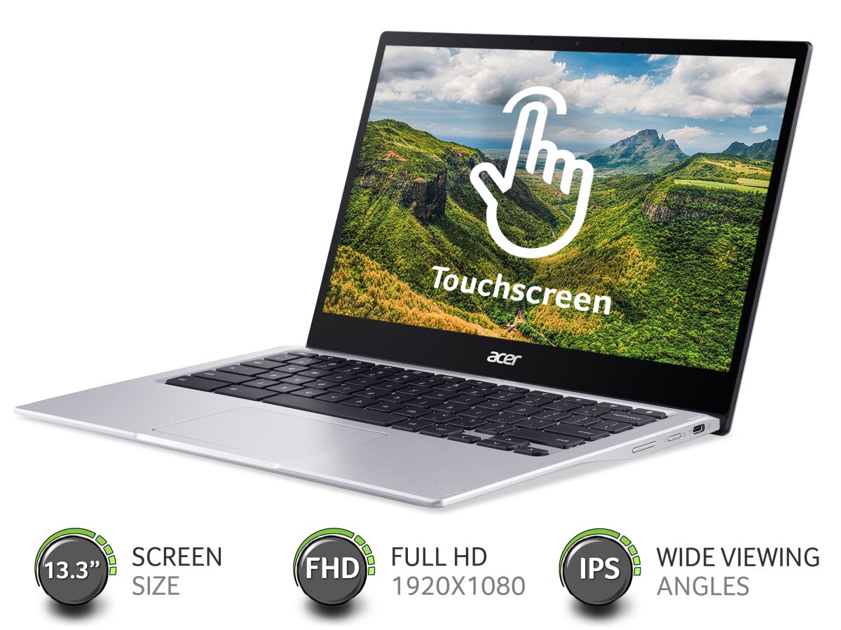 Acer Chromebook Acer Chromebook Spin 513 CP513-1H - (Qualcomm SC7180, 4GB, 64GB  NX.AS4EK.001 image gallery 4