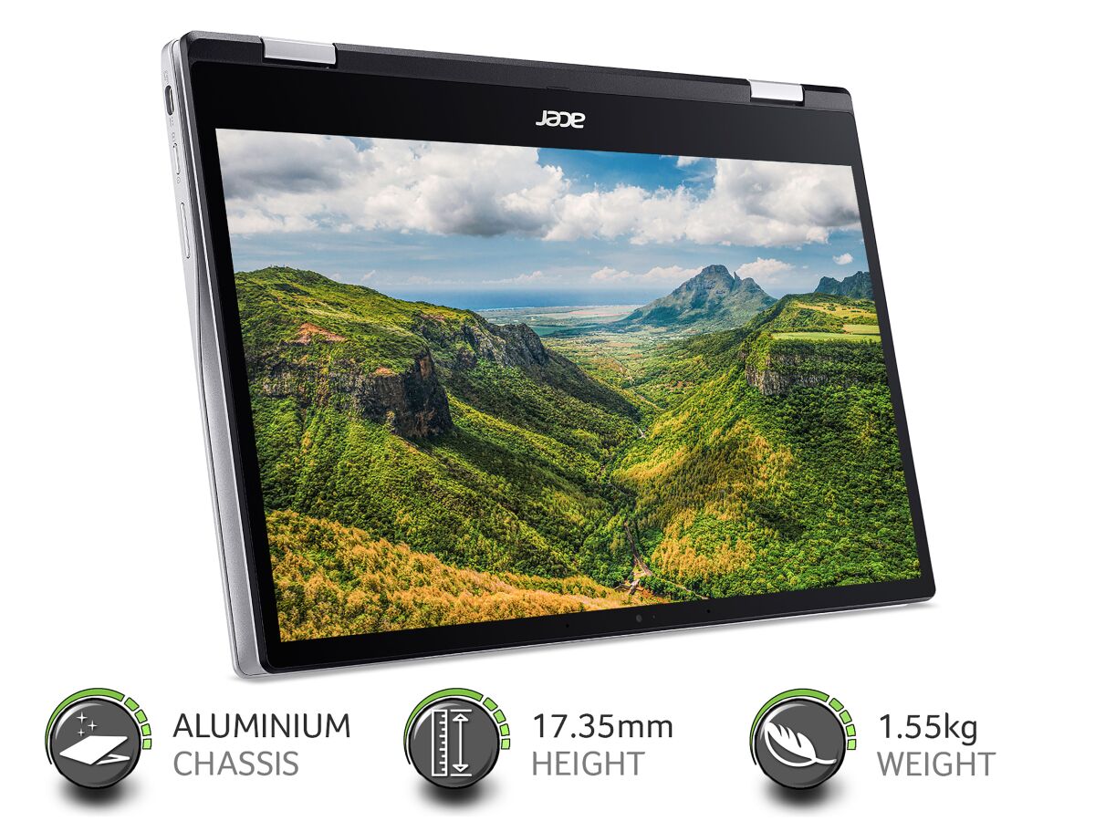 Acer Chromebook Acer Chromebook Spin 513 CP513-1H - (Qualcomm SC7180, 4GB, 64GB  NX.AS4EK.001 image gallery 6