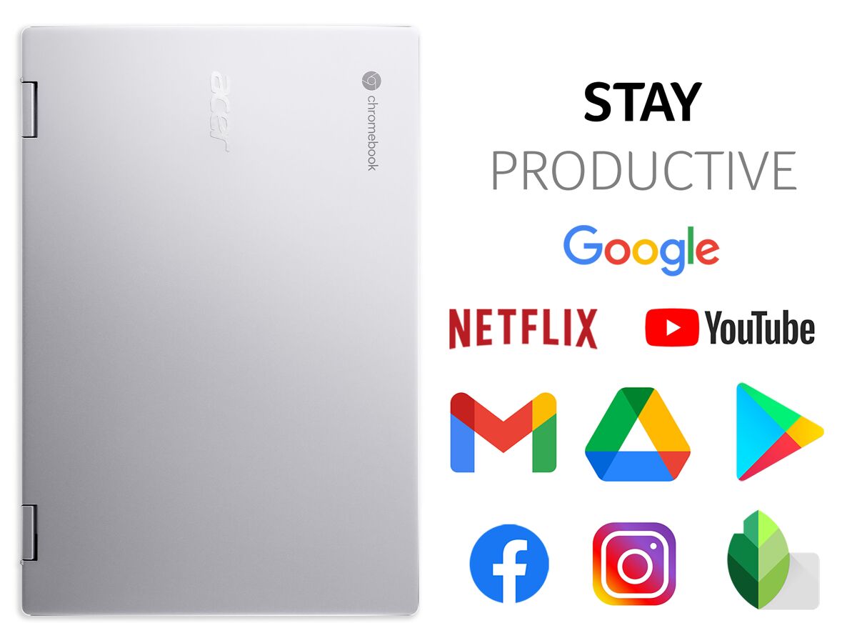 Acer Chromebook Acer Chromebook Spin 513 CP513-1H - (Qualcomm SC7180, 4GB, 64GB  NX.AS4EK.001 image gallery 8