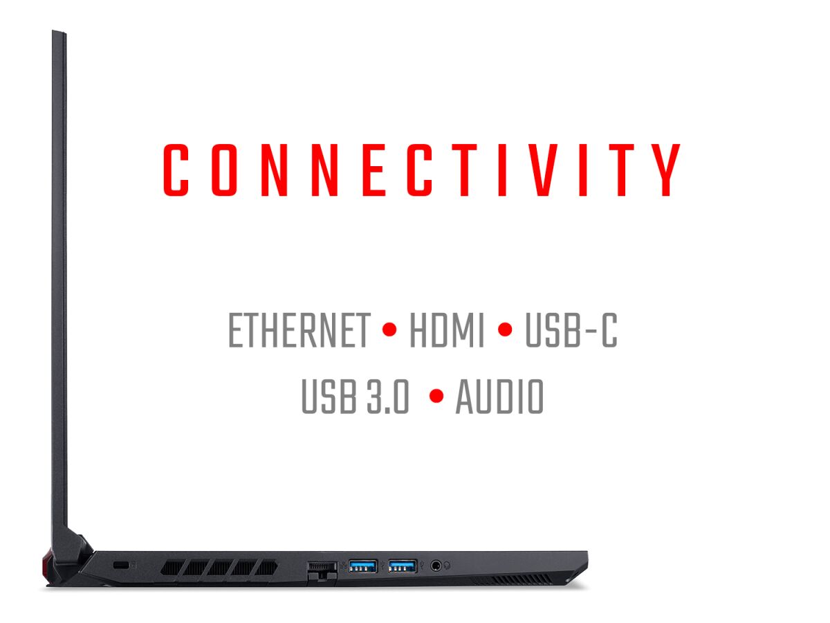 Acer Nitro Nitro 5 AN515-45 - (AMD Ryzen 5 5600H, 8 GB, 512GB PCIe NVMe SSD, NVI NH.QBCEK.005 image gallery 7