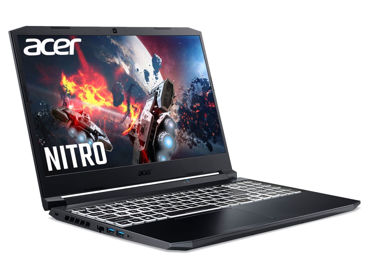 Acer Nitro Nitro 5 AN515-45 - (AMD Ryzen 5 5600H, 8 GB, 512GB PCIe NVMe SSD, NVI NH.QBCEK.005 image gallery 1