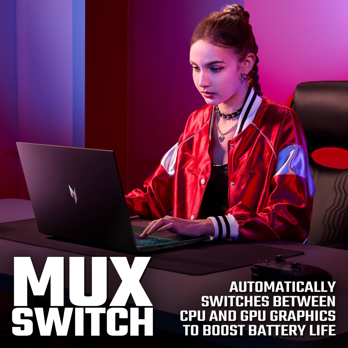 Acer Nitro Acer V16 (ANV16‑I31) gaming laptop – Intel Core 7 240H, NVIDIA RT NH.U5AEK.00L image gallery 7