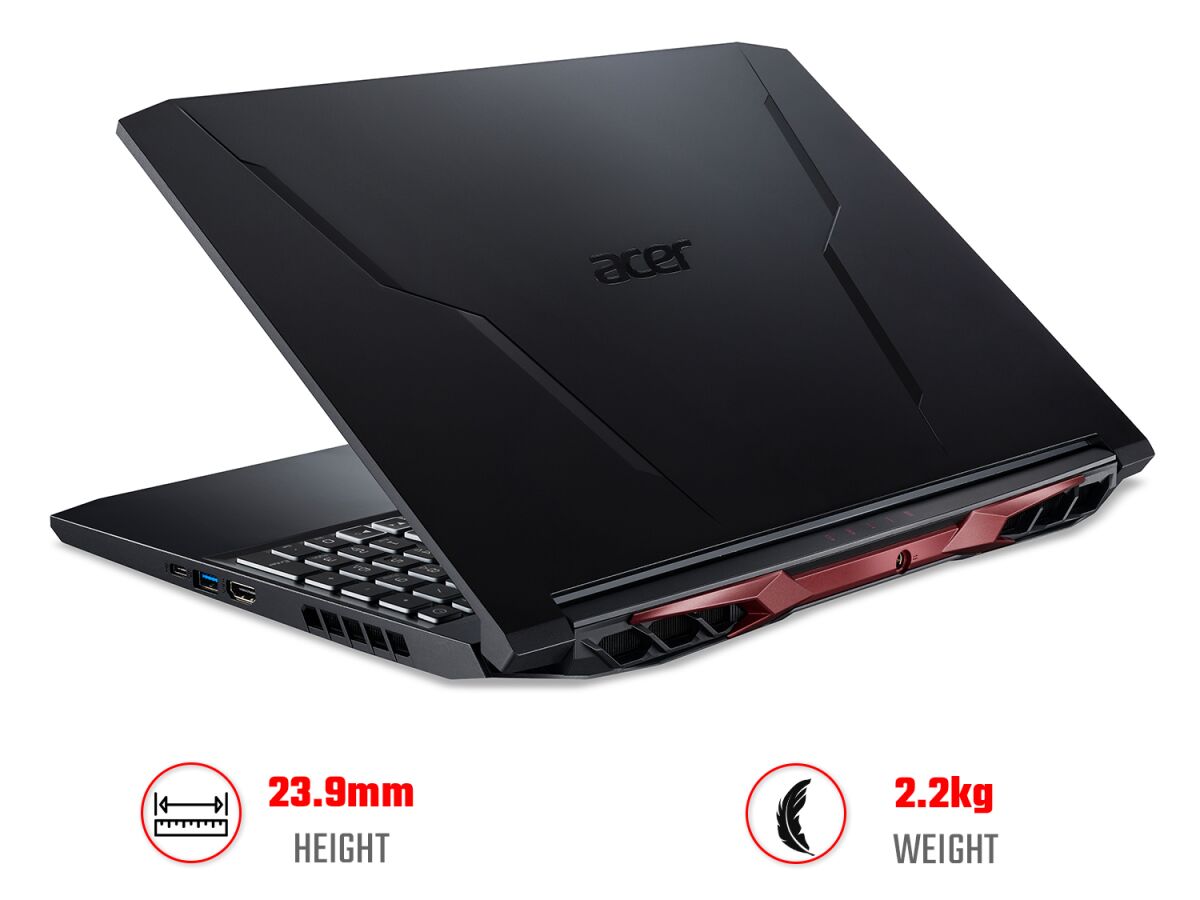 Acer Nitro Nitro 5 AN515-45 - (AMD Ryzen 5 5600H, 8 GB, 512GB PCIe NVMe SSD, NVI NH.QBCEK.005 image gallery 6