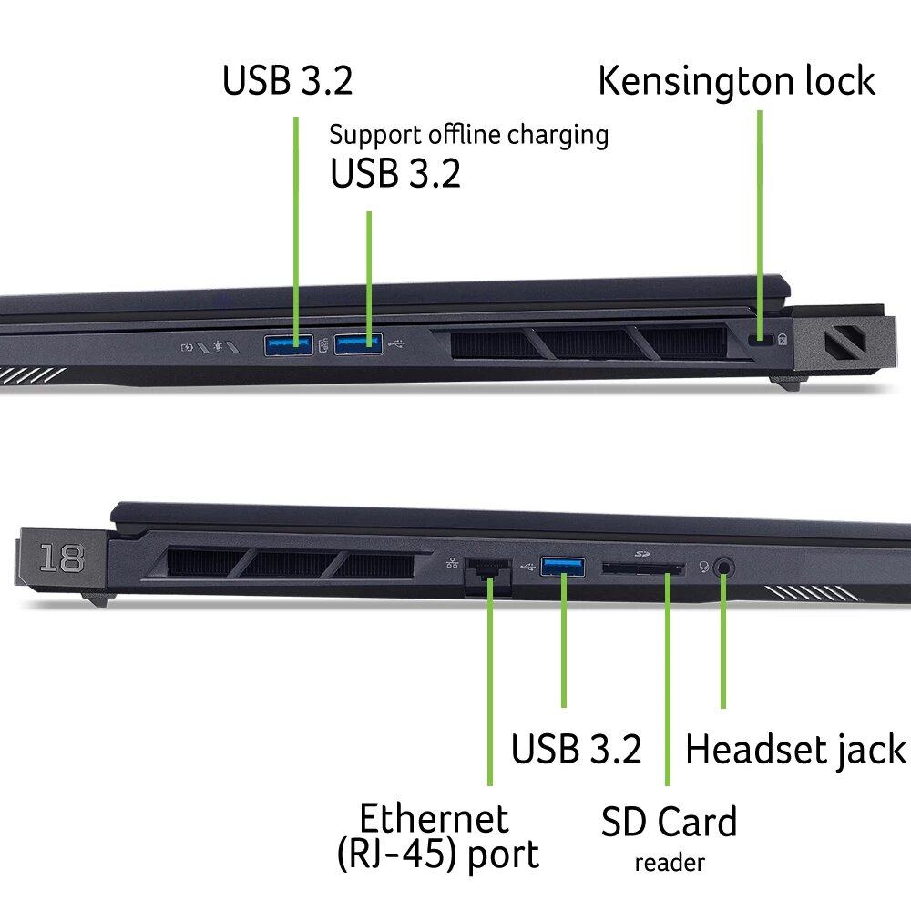 Acer Predator Helios 18 AI PH18-I71-99WN NH.U3GEG.003 image gallery 4