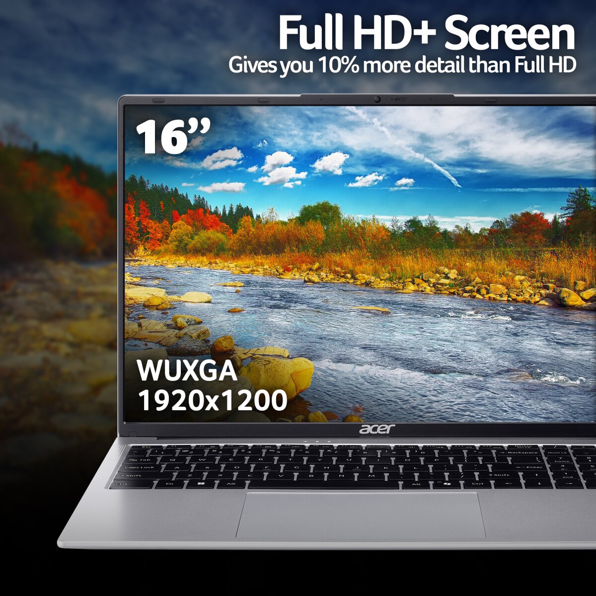 Acer Swift Acer Lite 16 (SFL16‑31P) laptop – Intel Core 3 N355, 16 WUXGA IPS NX.DXNEK.001 image gallery 1