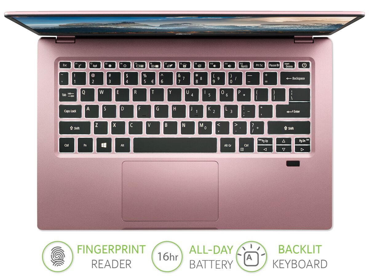 Acer Swift 1 SF114-33 - 14" FHD, Intel Celeron, RAM 4 Go, SSD 256 Go - Occasion TB