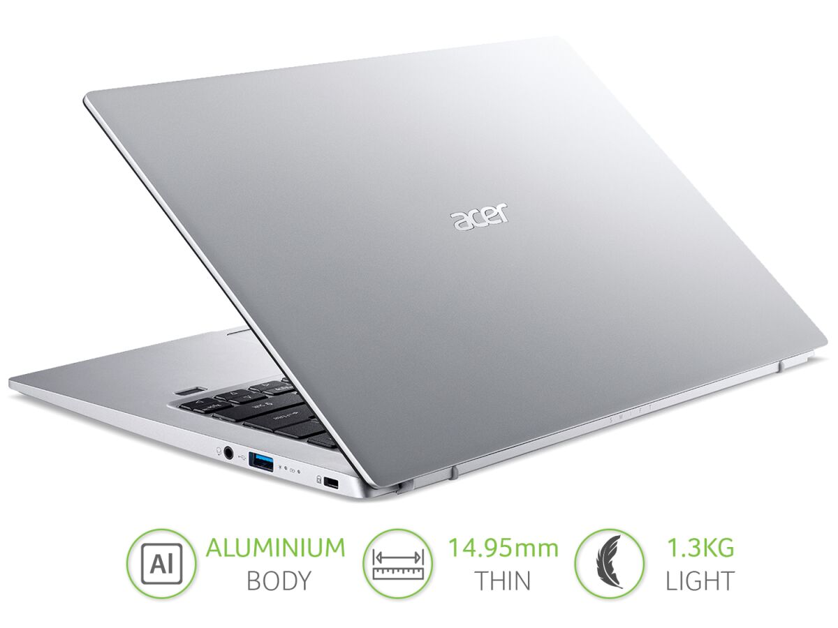 Acer Swift Swift 1 SF114-33 14 inch Laptop - (Intel Pentium N6000, 4GB RAM, 256G NX.A77EK.004 image gallery 7