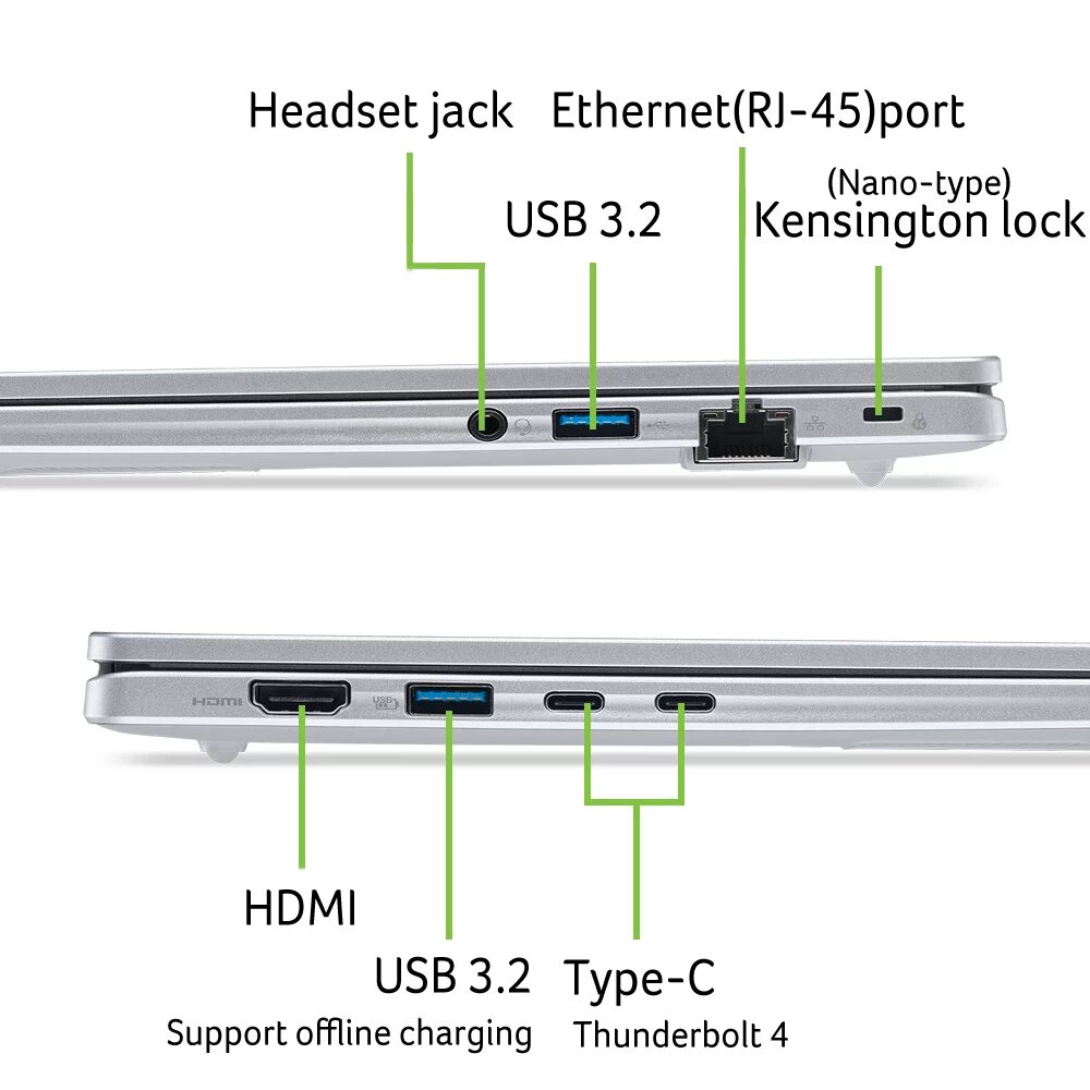 Acer TravelMate P2 14 AI TMP214-57-TCO-55JR NX.BSEEB.005 image gallery 1