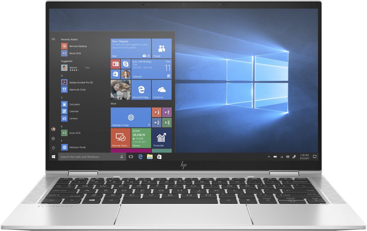 HP EliteBook x360 1030 G7 + Microsoft 365 Business Standard 1 Year PC & Mac 227P3PA-MS365 image gallery 1
