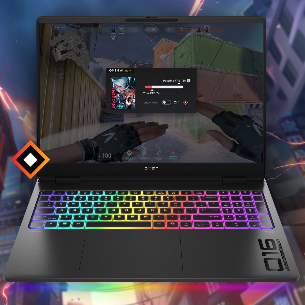 HP OMEN MAX Gaming 16-ah0239TX CK0Z1PA image gallery 1