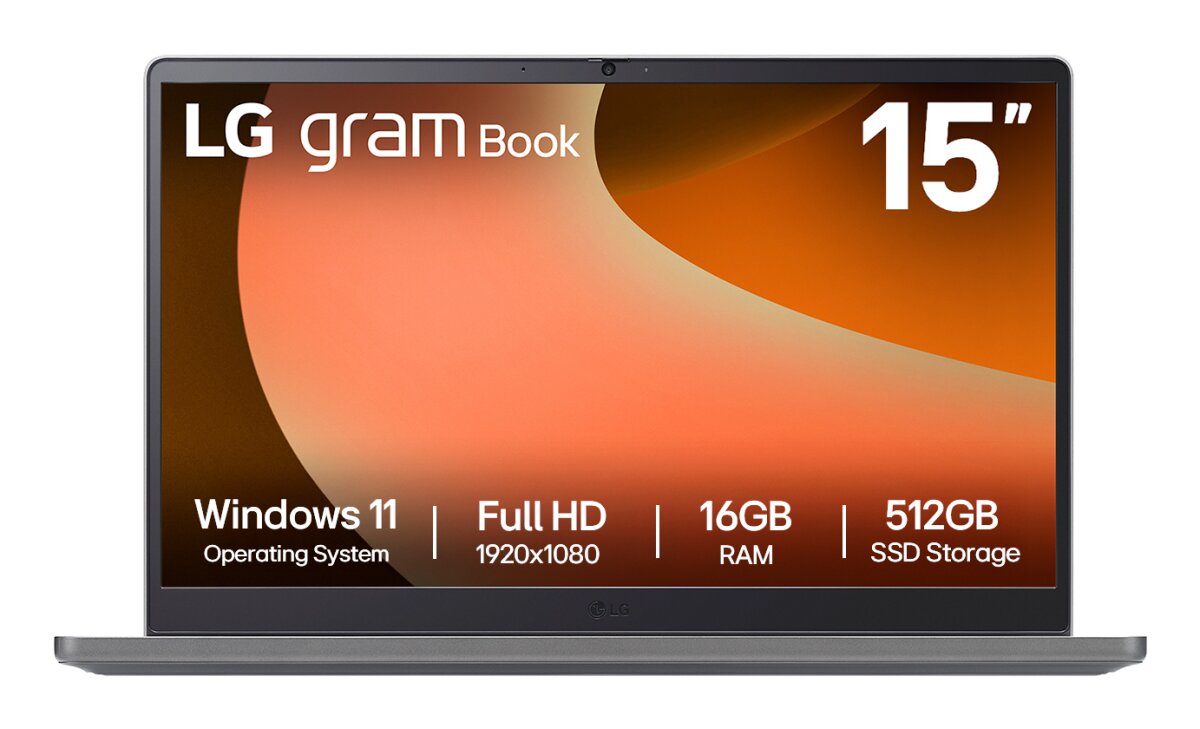 LG Gram LG gram Book 15.6 Copilot Laptop - Intel® Core™ i5 1334U, 512GB SSD,  15U50T-G.AA56A1 image gallery 1