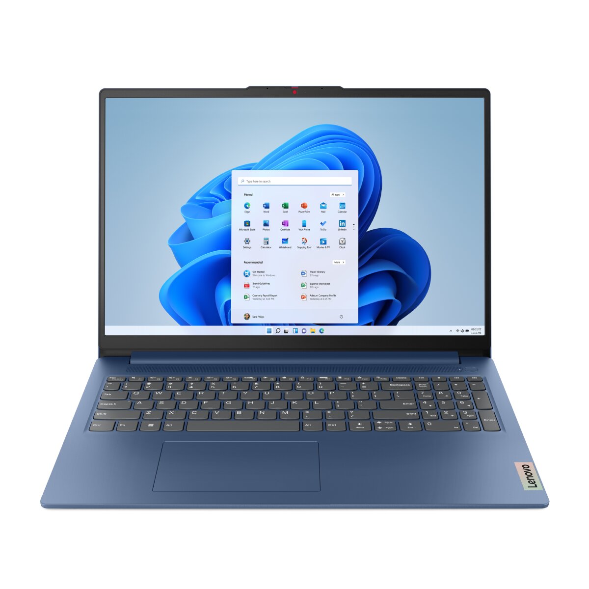 Lenovo IdeaPad Lenovo Slim 3 16inch U300 4GB 128GB Laptop - Abyss Blue 82X8001PUK image gallery 1